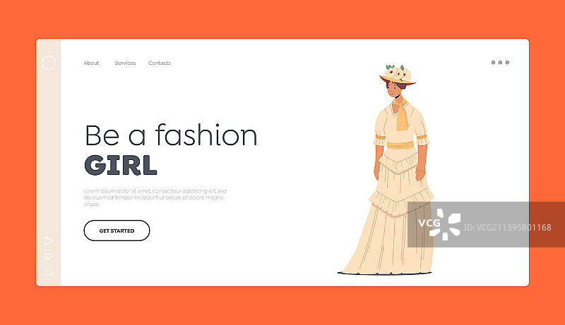 表演欧洲复古风格的维多利亚女性角色图片素材