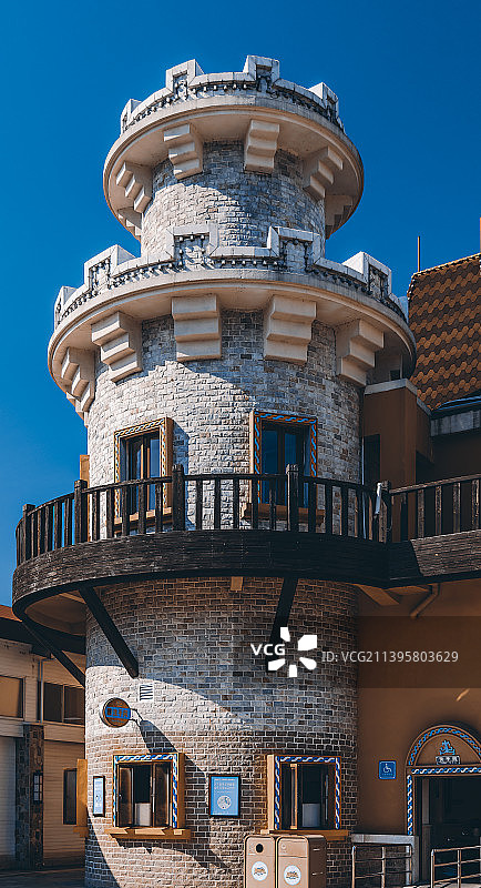 丽水冒险岛水世界·欧洲小镇（奥丁城堡）图片素材