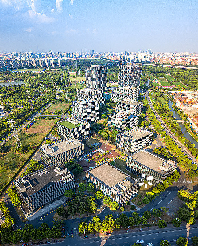 漕河泾科技绿洲一期 临港松江科技城 G60科创走廊 长三角一体化 松江区新桥镇图片素材