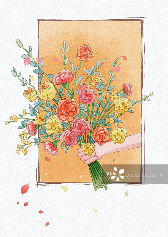 献花图片素材