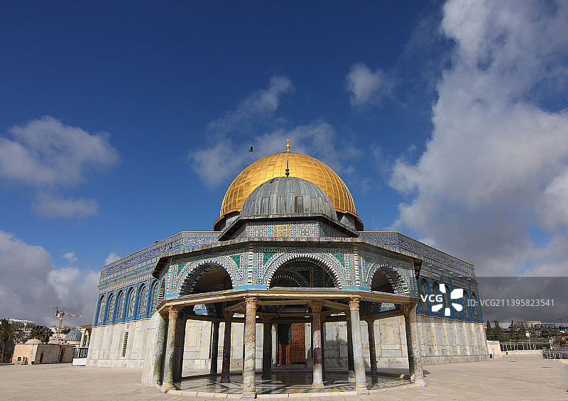 耶路撒冷~金顶清真寺图片素材