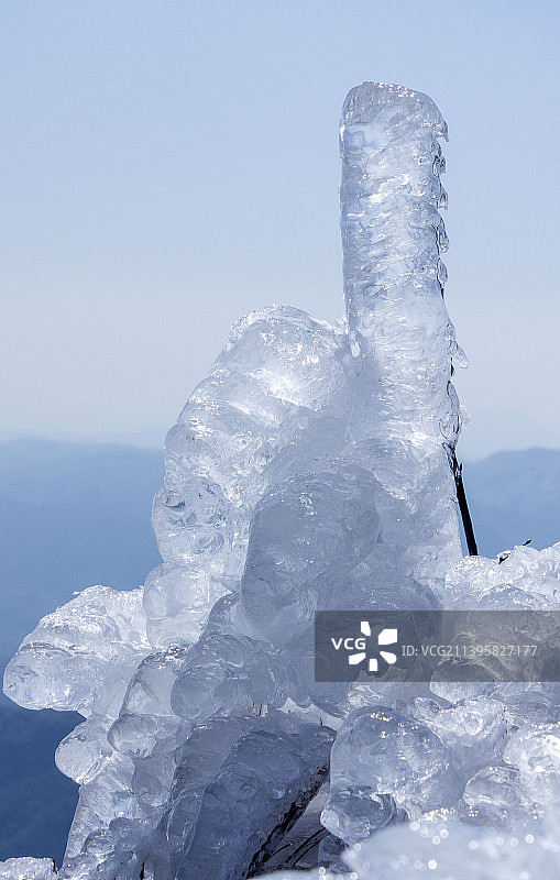 冰雪世界五彩缤纷纯净冬天美景图片素材
