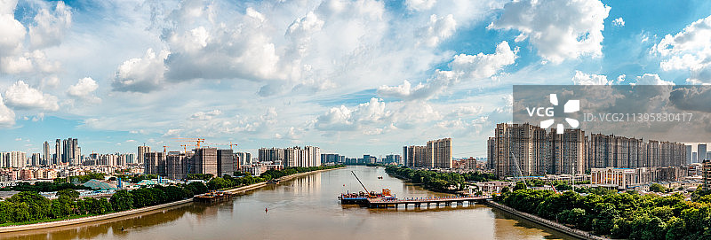 中国广东省广州市广佛大桥图片素材