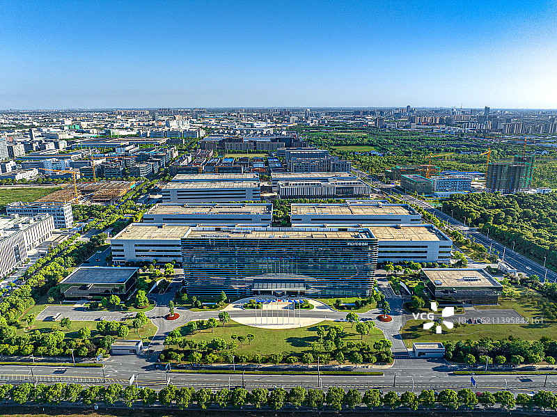 飞科中山工业园 长三角一体化 G60科创走廊 松江区中山街道 松江新城 转型升级图片素材