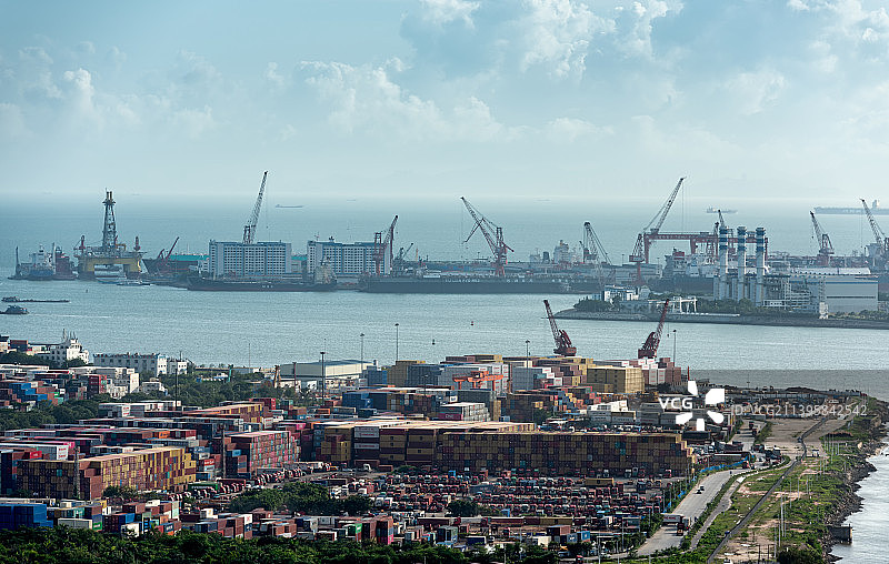 深圳南山前海妈湾港图片素材