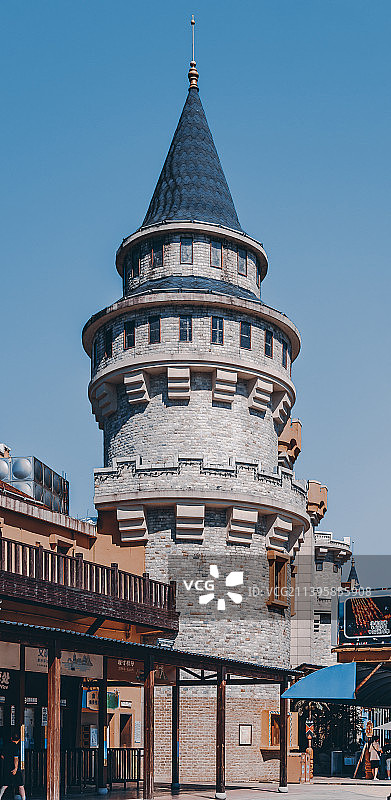 丽水冒险岛水世界·欧洲小镇（奥丁城堡）图片素材