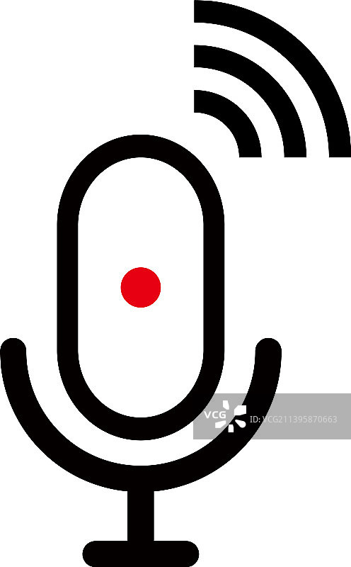 直播交付麦克风图标图片素材