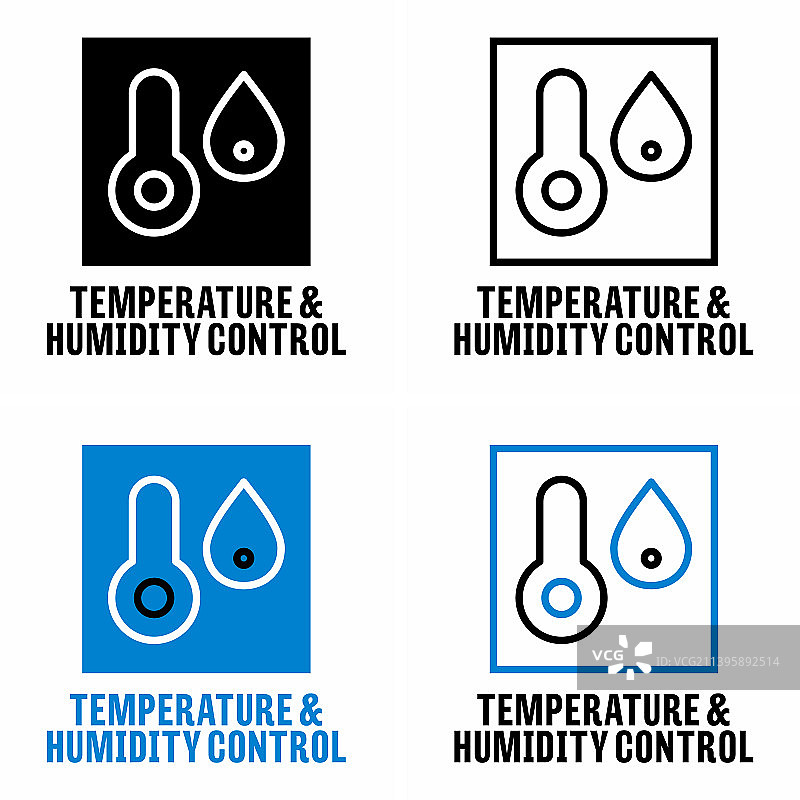 温湿度控制信息标志图片素材