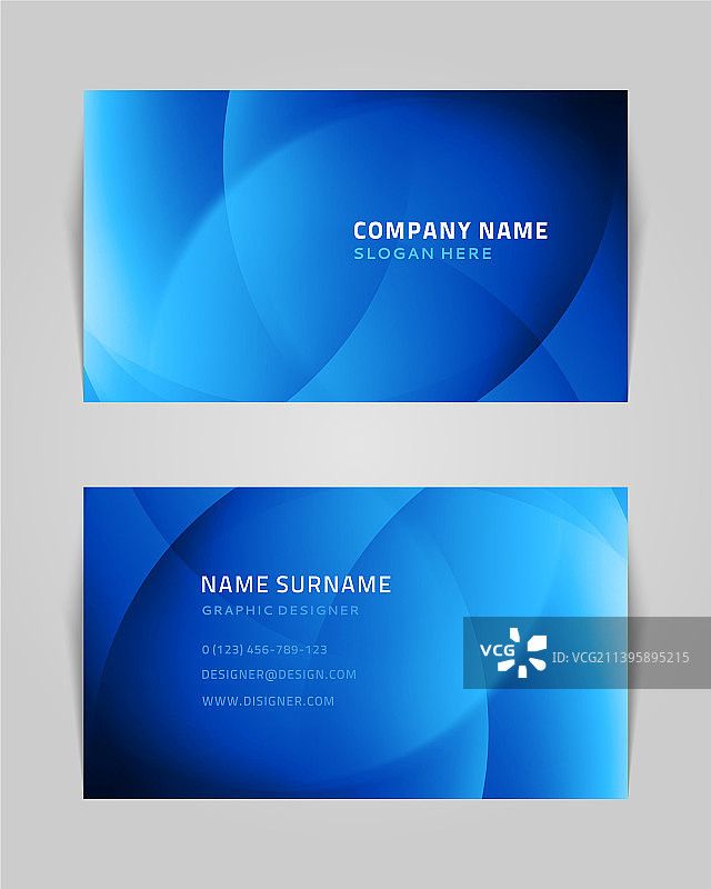 带有螺旋的抽象商务卡片图片素材