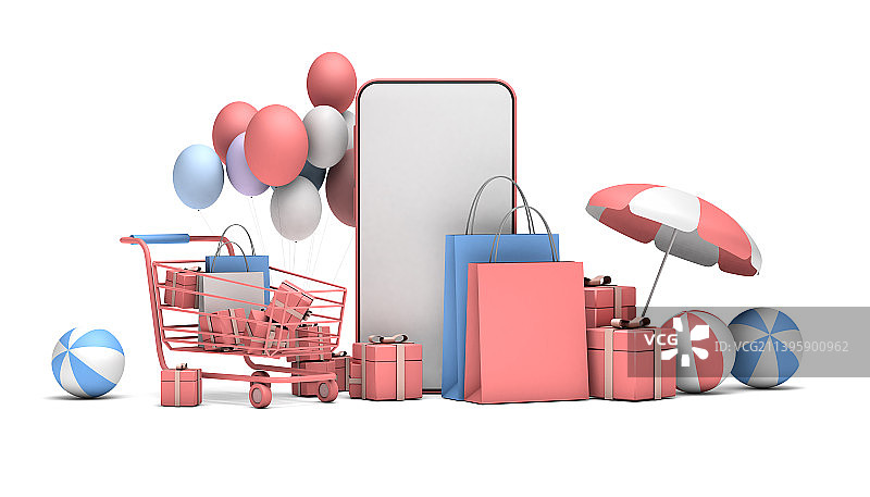 电子商务手机购物图片素材