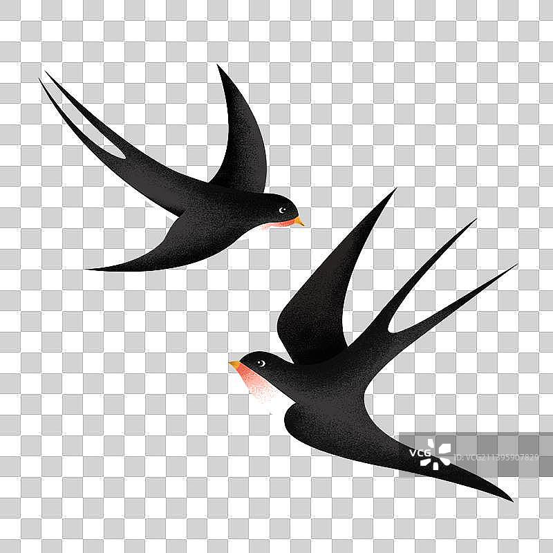 国风国潮燕子插画元素图片素材