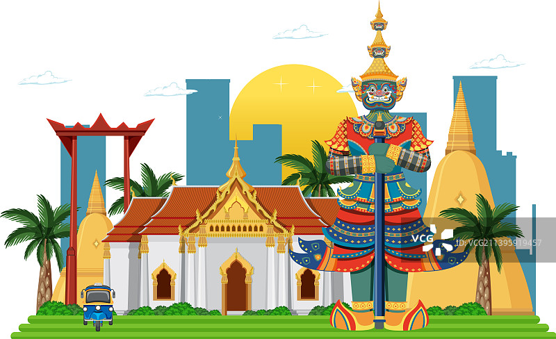 泰国曼谷景点地标图片素材