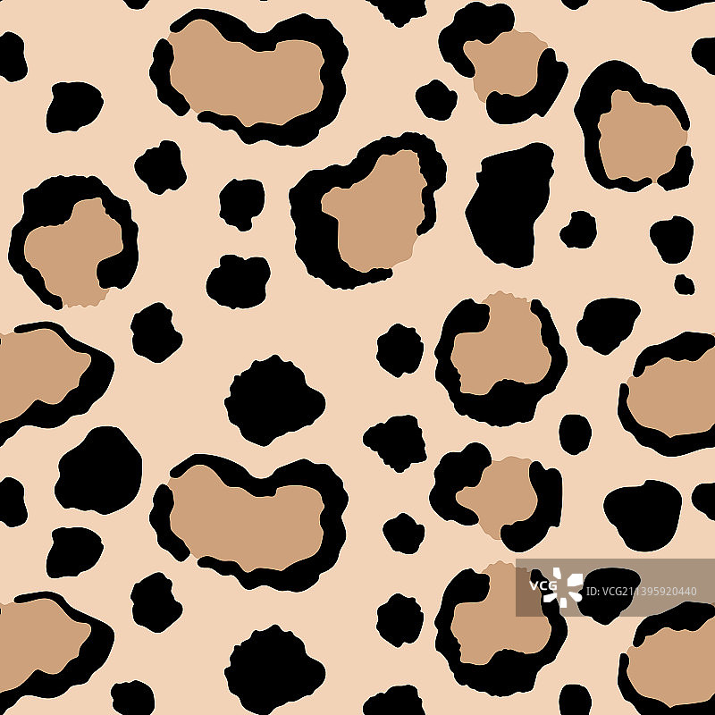 抽象现代豹纹无缝动物图片素材