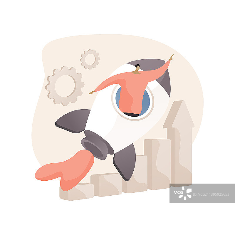 职业发展抽象概念图片素材