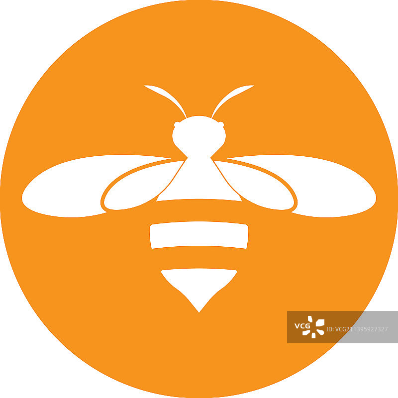 蜜蜂的标志图片素材