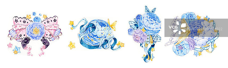 【蓝色妖姬】图片素材