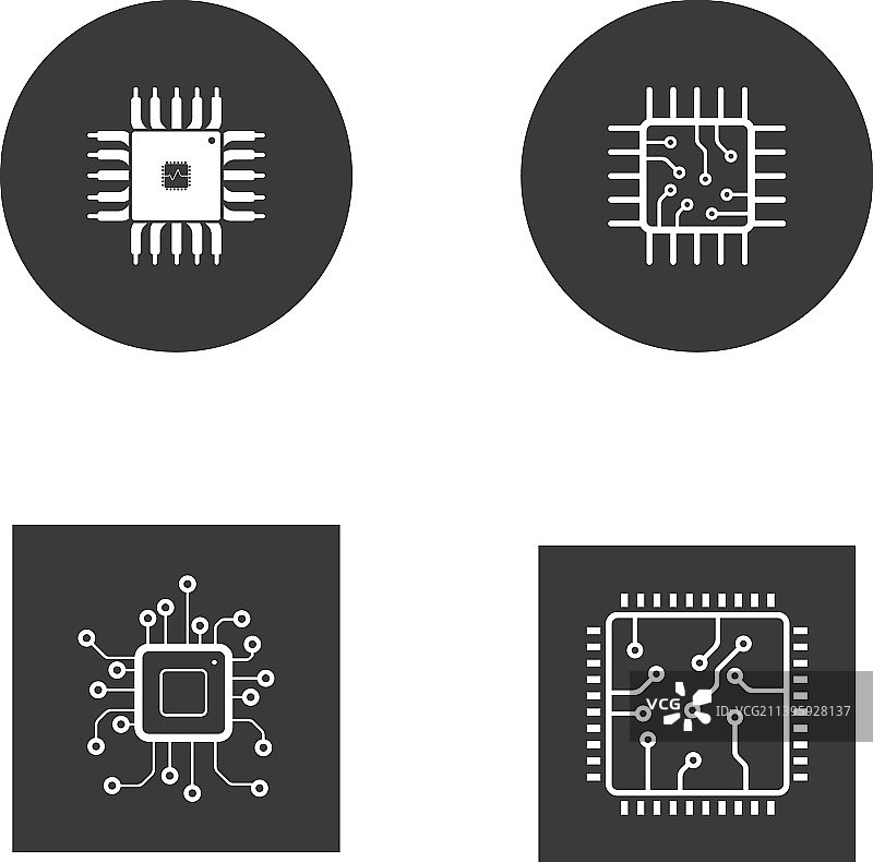 芯片图标图片素材