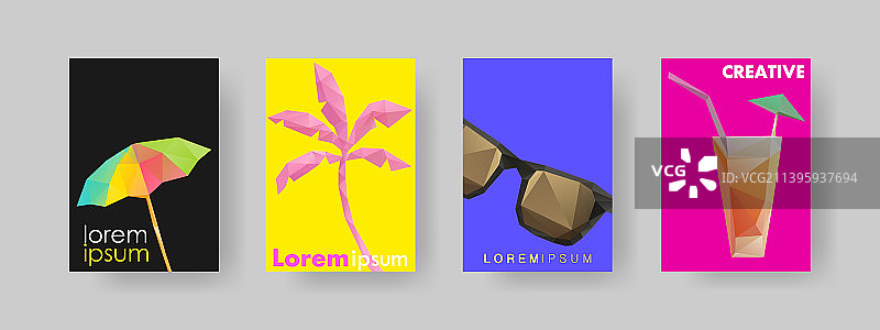 潮流封面设计模板图片素材