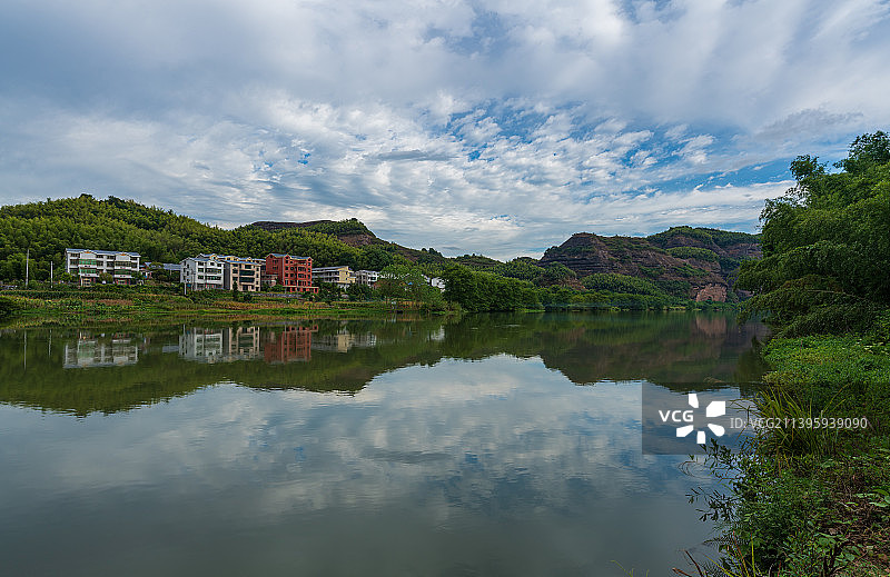 湖南郴州苏仙区黄泥滩村风光图片素材