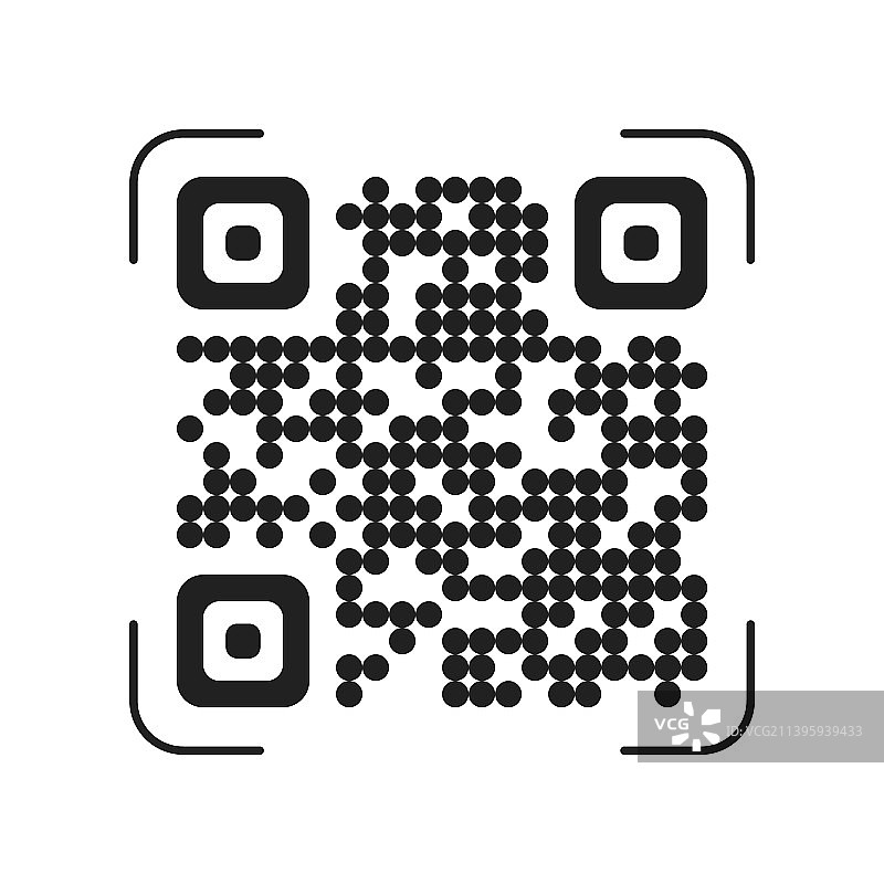二维码抽象示例图标图片素材