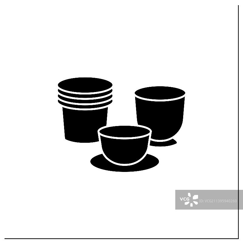 花盆标志符号图片素材