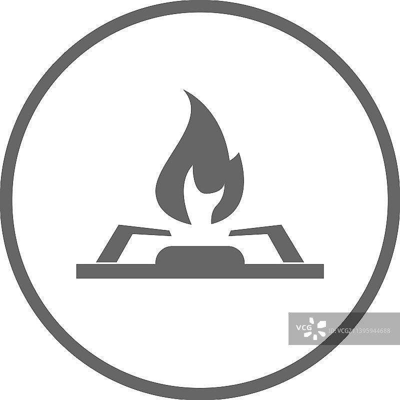 燃气灶图标设计模板图片素材