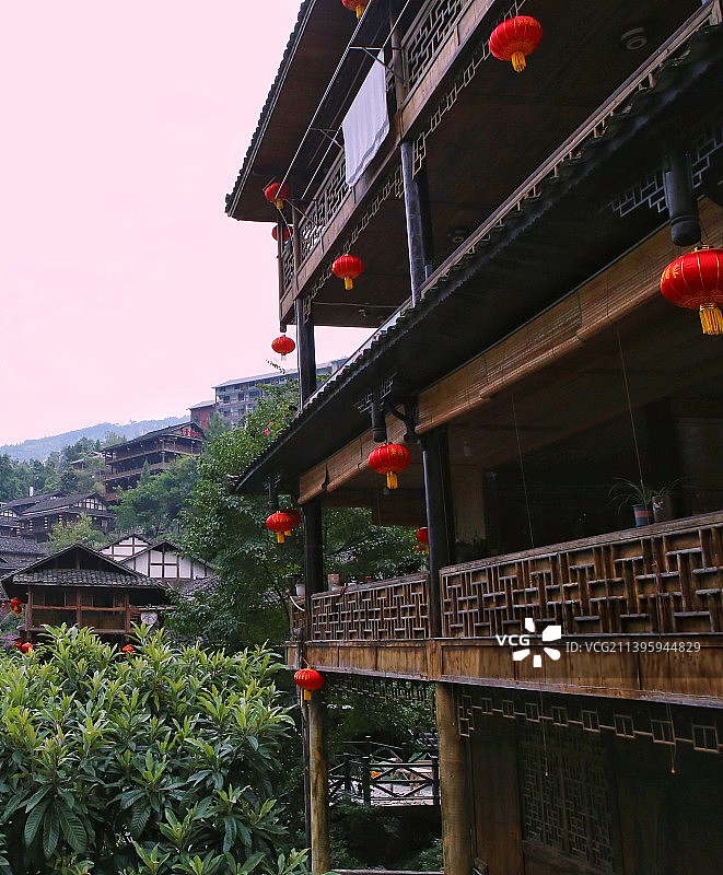 重庆龚滩古镇一角图片素材