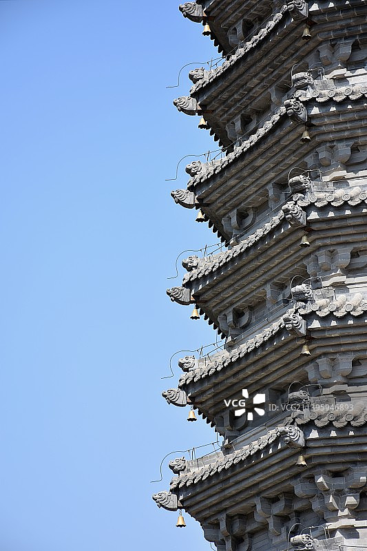 北京云居寺佛塔图片素材