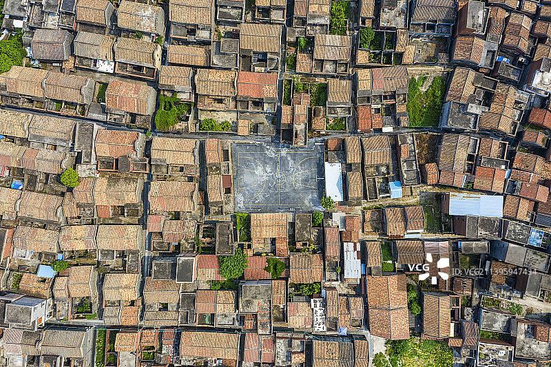 阮埇村篮球场图片素材