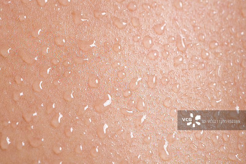 皮肤出汗汗水特写图片素材