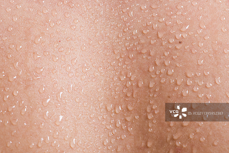 皮肤出汗汗水特写图片素材