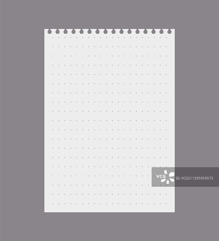 逼真的螺旋笔记本模型空白页图片素材