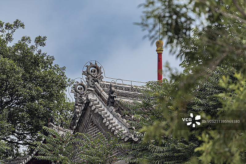 威海刘公岛北洋海军海军公所遗址图片素材