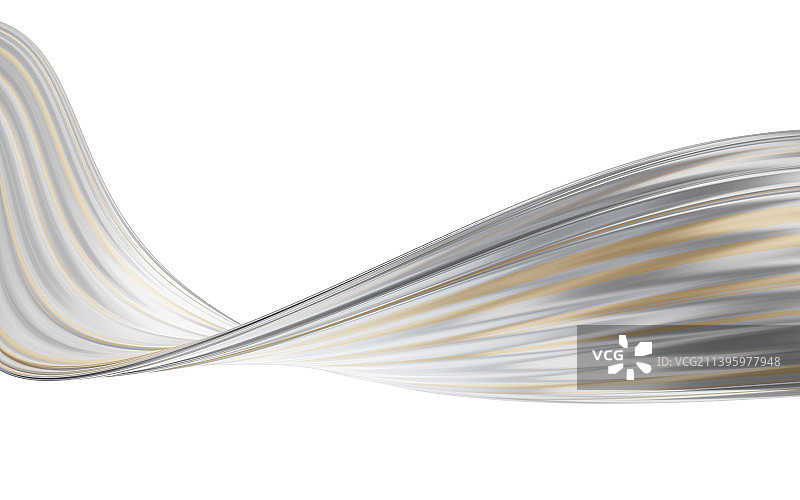 抽象流动线条曲面3D渲染图片素材