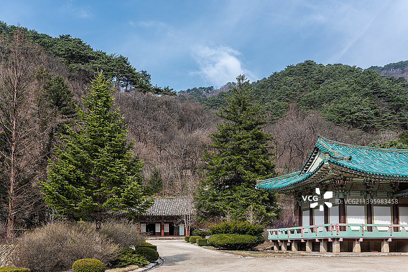 朝鲜普贤寺图片素材