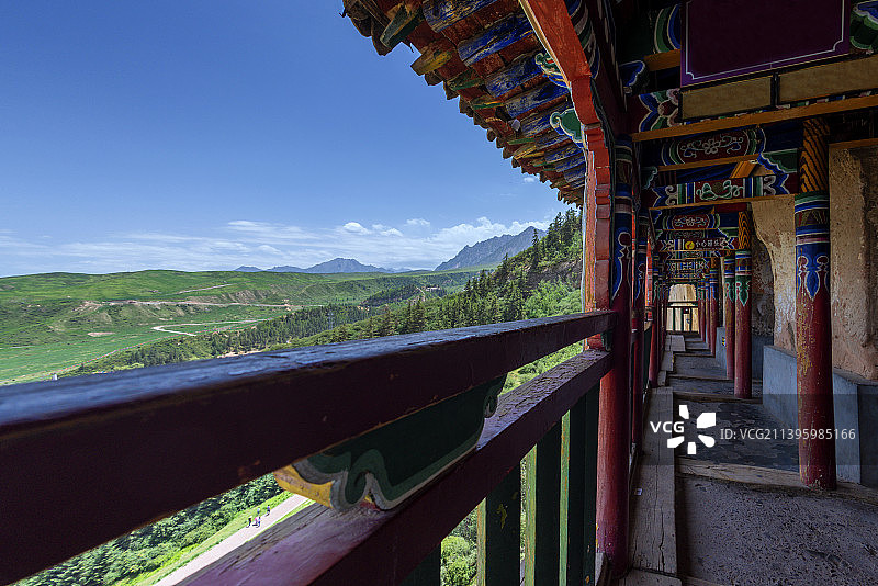 张掖马蹄寺图片素材