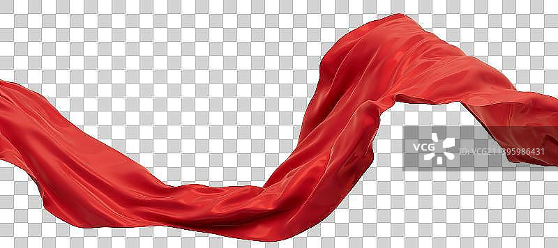 随风流动的布料3D渲染图片素材