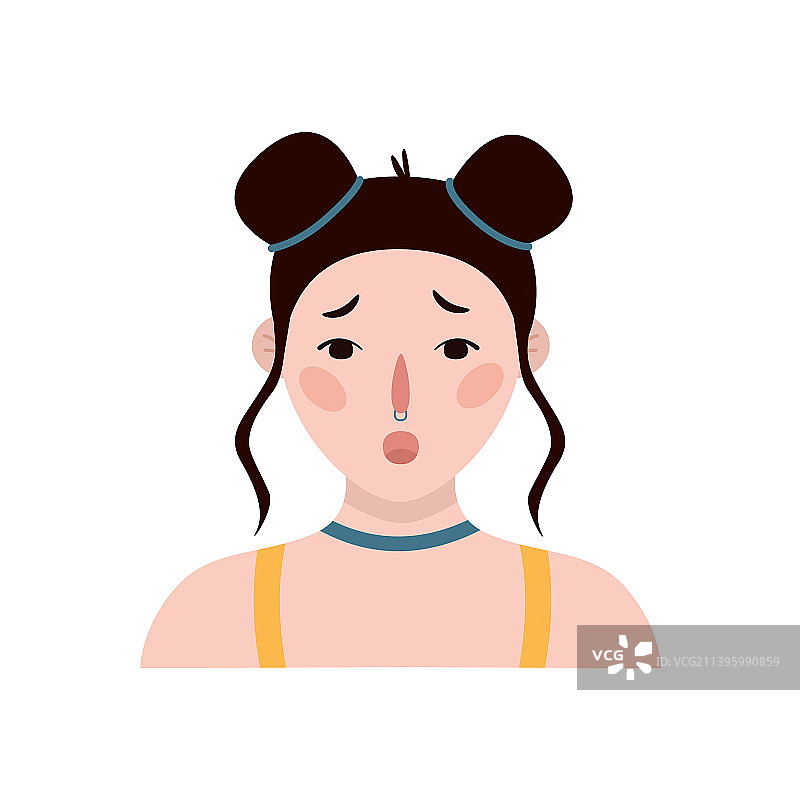 手绘扁平彩色图案图片素材