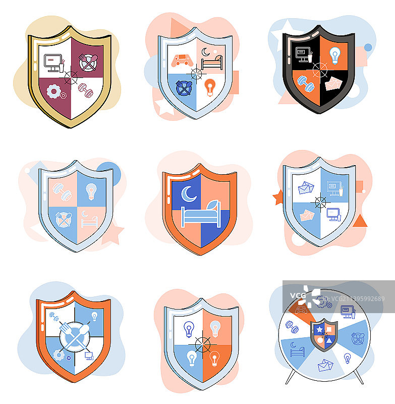 自信概念：拥有隐私的人图片素材