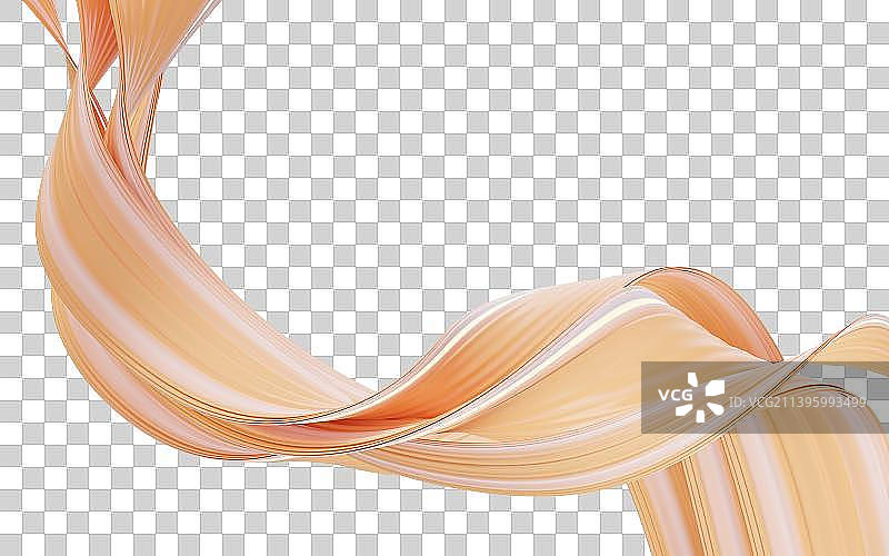 抽象流动线条曲面3D渲染图片素材