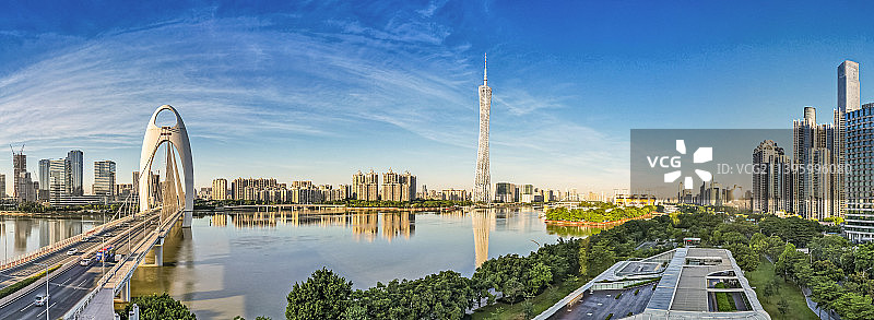 华南粤港澳大湾区广东广州都市风光图片素材