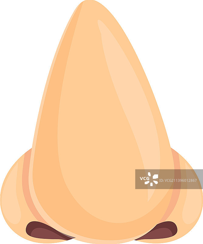 开放式鼻整形卡通图标图片素材