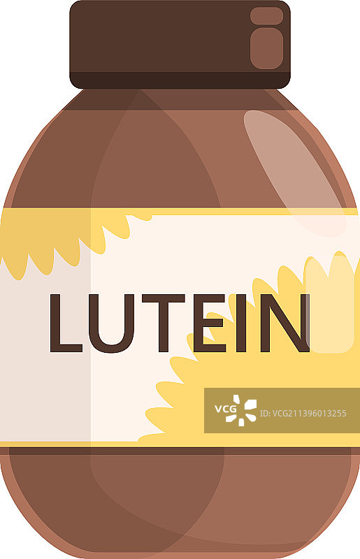 叶黄素护理卡通饮食食品图标图片素材