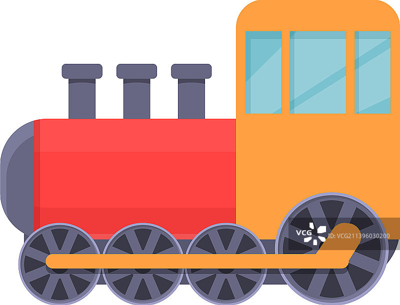 卡通儿童商店火车玩具图标图片素材