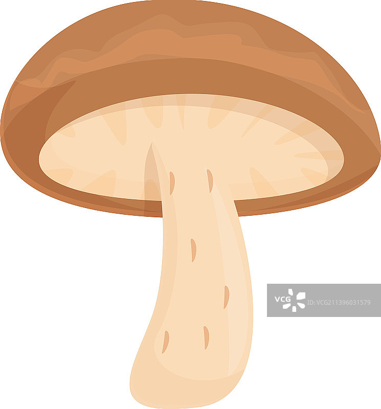 有机香菇图标卡通蘑菇图片素材