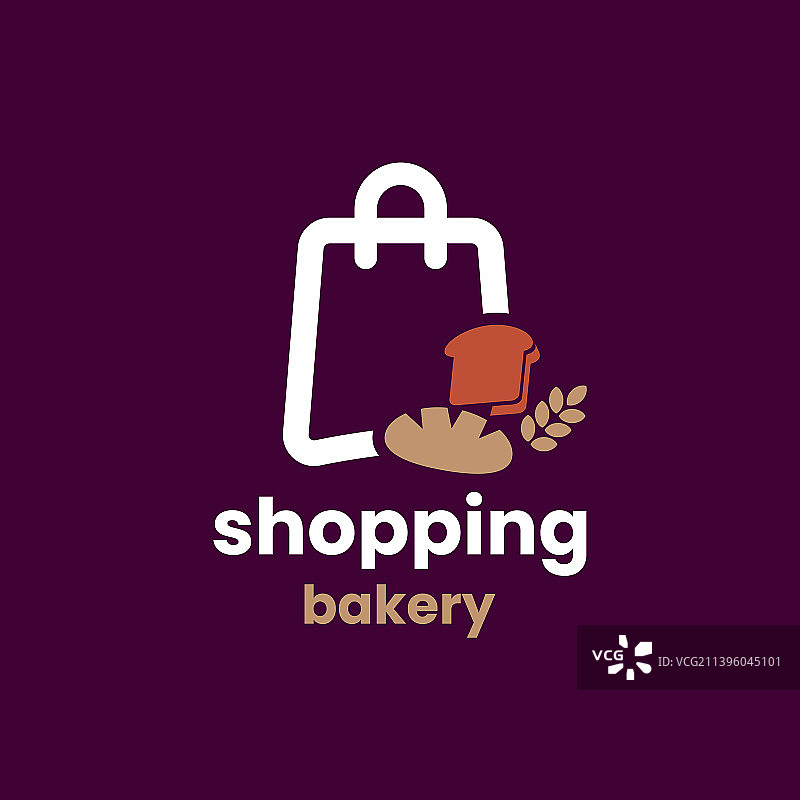 购物烘焙店logo图片素材