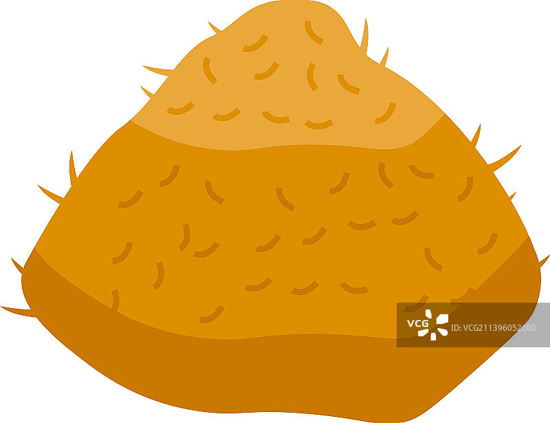 2.5D的农场稻草捆图标图片素材