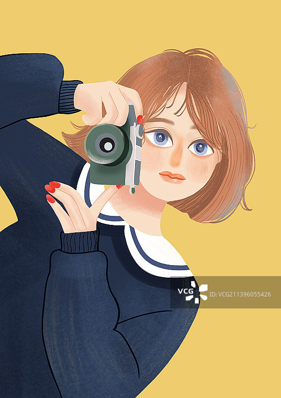 相机插画图片素材