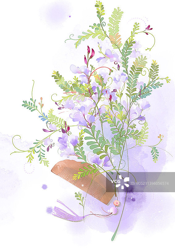 中国风唯美插画图片素材