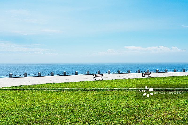 海边公园图片素材